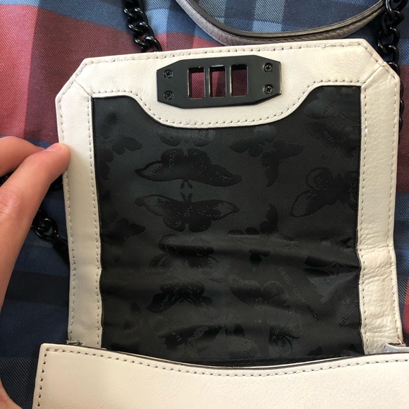 REBECCA MINKOFF QUILTED LEATHER MINI LOVE BAG - Picture 6 of 10